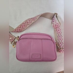 Pom Pom London Crossbody Bag In Peony